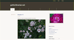 Desktop Screenshot of gothiclibrarian.net